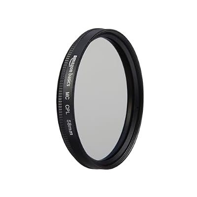 Amazon Basics Circular Polarizer Camera Lens Filter, 16 Multi-Layer Coatings, Reduce Glare and Reflection, 58mm