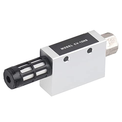 Druckluft-Vakuum-Venturi, YosooCv-10Hs Pneumatischer Luft-Auspuff-Vakuum-Generator-Ejektor mit Schall Dämpfer