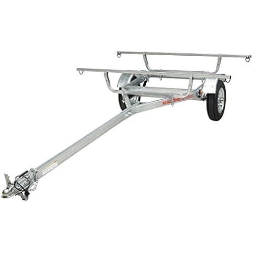 Malone MPG460G MicroSport Kayak Trailer | 20' / 800 lbs Capacity | Fully Submersible | 78" Load Bars