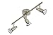 Produktbild Briloner Leuchten LED Deckenleuchte, 3 dreh- & schwenkbare LED-Spot-Lights, Decken-Lampe, Metall, Strahler inkl. Leuchtmittel à 3 W, Länge: 47.5 cm