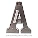 Barnyard Designs Metal Marquee Letter A Light Up Wall Initial Wedding, Home and Bar Decoration 12” (Rust)