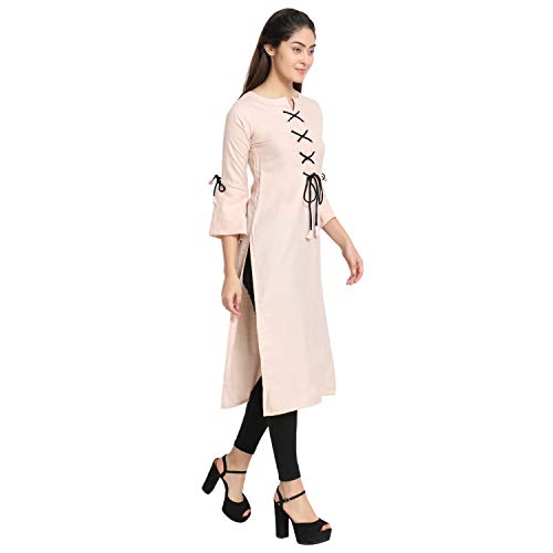 Image of DHRUVI TRENDZ Women's Rayon Kurta