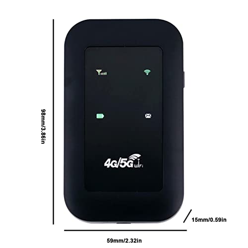 Roteador Portátil | 4G Mini Roteador Wifi com Bateria 2100 Mah LM | H806 Router Wifi Velocidade de d