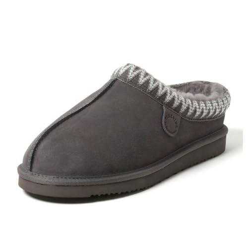 Image of Fireside by Dearfoams Men's Grafton Shearling Indoor /Outdoor Clog