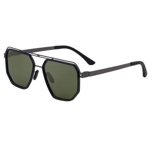 Lunettes de soleil pour homme sans vis : finis les reflets en extérieur avec les verres miroirs