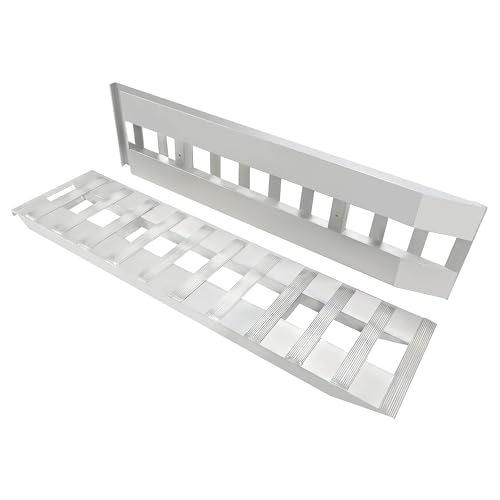 Rampa para tráiler KUAFU 60" x 15" para motos y carros miniatura 4