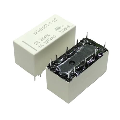 Relais HFD2 12V 2A composant bistable 10 broches à faible consommation