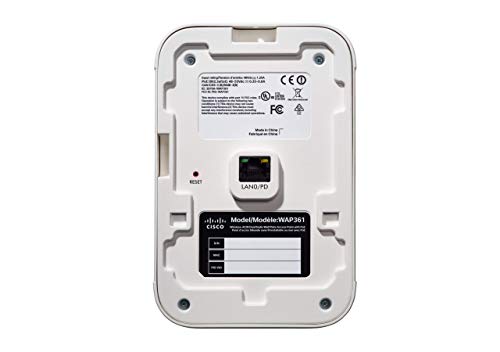 Cisco-WAP361-E-K9-Wireless-ACN-Dual-Radio-Wall-Plate-Access-Point-with-PoE-Blanco