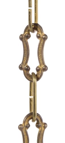 Image of B&P Lamp Cast Brass Antique Style Chain
