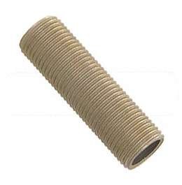 B&P Lamp® 1/4 IP Threaded Steel Lamp Pipe Nipple, 6 Inch Long
