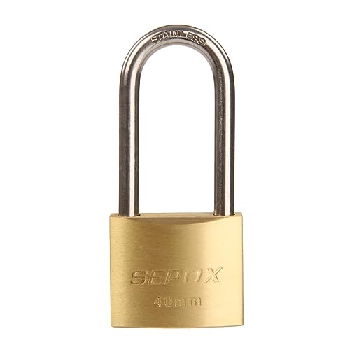SEPOX® Marine Grade Outdoor Padlocks Keyed Alike, 40mm Heavy-Duty Solid Brass Lock Weather Proof - Image 2