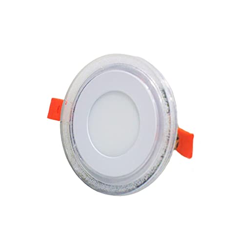 Image of D'Mak Aluminium 6 Watt Decorative Led Jelly Type Round Led Panel Ceiling Light 3D Effect Lighting (White & Pgb,Pack of 1)
