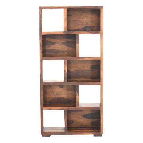 Image of Royaloak Chola Wooden Bookshelf | Ample Storage | Durable and Long Lasting | Modern Design | Sheesham Wood Book Shelf | Shelf with High Bearing Capacity | Bookshelf for Books | Solid Wood Book Shelf