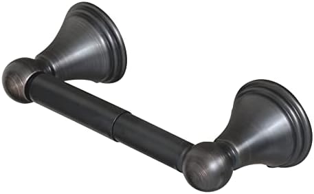 Amazon Basics AB-BR809-OR Modern Spring Toilet Paper Holder, Oil Rubbed Bronze, 8.6 inches x 2.3 inches