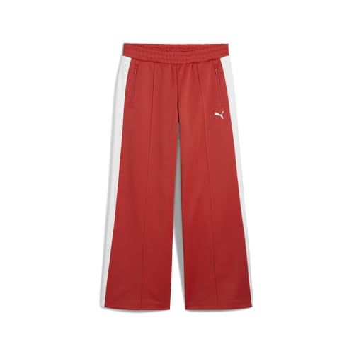 PUMA Womens T7 Low Rise Pants Casual - Red