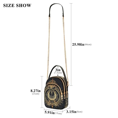 Crossbody Bags for Women Quilted Shoulder Bag Handbag with Chain Strap Cell Phone Crossbody Purses for Travel Women3