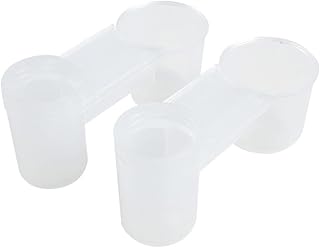 Parliky 10 Pçs Bebedouro De Pássaros Copo De Beber Água De Pássaros Comedor De Pombos De Frango Alimentador De Pássaros Copo De Pássaros Prato Bebedor De Pássaros Pombo Autodrinker