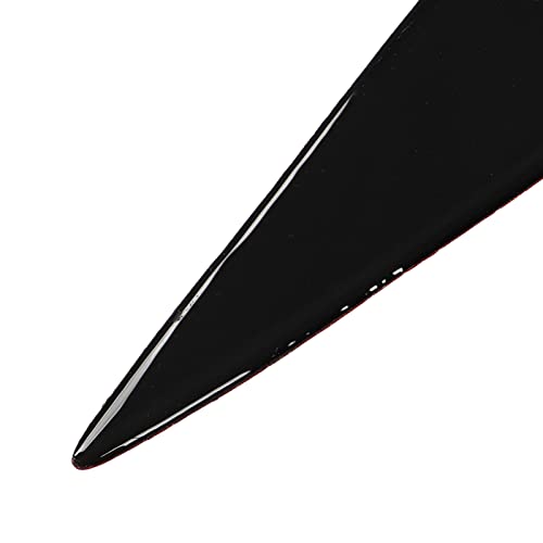 Fydun 2Pcs Car Front Headlight Eyebrow Glossy Black Trim Soft Plastic Car Stickers Decal Trim Replacement For Benz W204 Pre‑Facelift 2008‑2011 #TOP4