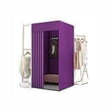 Tamaño: la sala de instalación de la tienda de ropa tiene varios tamaños de 80x80x200cm, 100x80x200cm, 100x100x200cm, y el diseño de espacio grande puede acomodar a 3-4 personas Al mismo tiempo, haciéndolo más cómodo de usar.