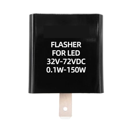 Relais clignotant pour LED moto corrige le clignotement rapide 32V-72V