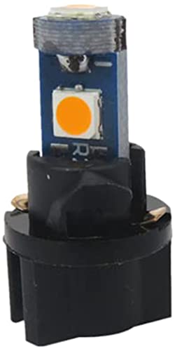 Wljh 74 Led Bulb Dash Lights Extremely Bright T5 2721 18 37 286 Wedge Pc74 Twist Socket Automotive Instrument Panel Gauge Light Kits Dashboard Cluster Shift Bulbs Purple Pack Of 20 #TOP5