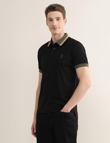 Image of U.s.Polo Association Men's Solid Slim fit Polo Shirt