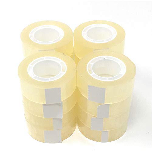 [Pack 16] Rollos de Celo Transparente. Pack de Cintas Adhesivas transparentes. Varios tamaños (16 unidades, 19 mm x 33 mts)