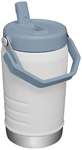 Image of Stanley IceFlow Flip Straw Jug with Handle 40 oz| Twist On Lid and Flip Up Straw | Leak Resistant for Travel and Sports | Insulated Stainless Steel | BPA-Free | Fog