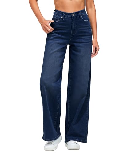 GRAPENT Cute Clothes Womens High Rise Jeans Casual Work Outfits