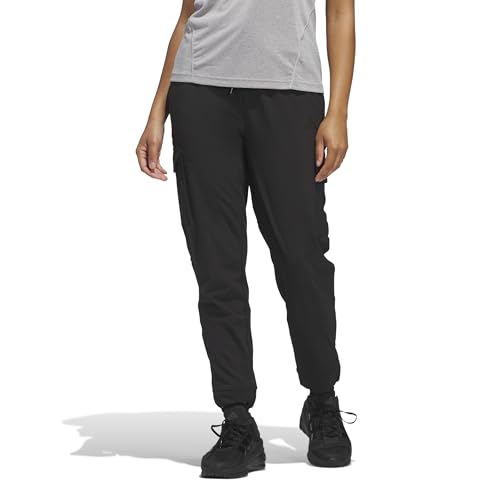 adidas Calça cargo feminina de treino, Preto, G