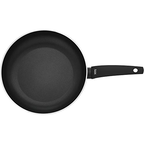 Silit Belluna Bratpfanne 28 cm Induktion, Aluminium beschichtet, Kunststoffgriff, für schonendes Braten, grün – Bild 5