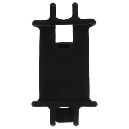 BETOOKY Soporte para Teléfono Móvil para Bicicleta MTB de Silicona Negra con Correa Ajustable, Compatible con Manillar, Soporte para Ciclistas y Navegación en Ruta