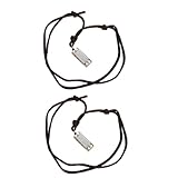 NOLITOY 2 piezas Collar con Colgante de Armónica Pequeña Vintage de Cuerda de Cuero Joyería Musical para Mujer y Festivales