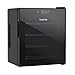 Produktbild Klarstein Vinarium - Weinkühlschrank, Getränkekühlschrank, 14 Liter, 4 Flaschen, 4 Regaleinschübe, 12-18° C, Touch-Bedienung, Glastür, Innenbeleuchtung, hängend, Wandmontage, schwarz