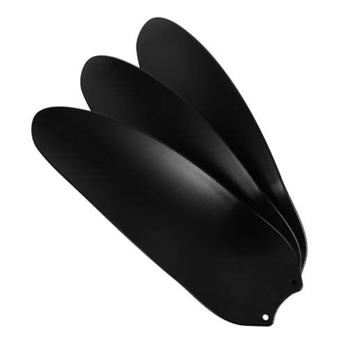 Pales de ventilateur de plafond noir plastique lot de 3