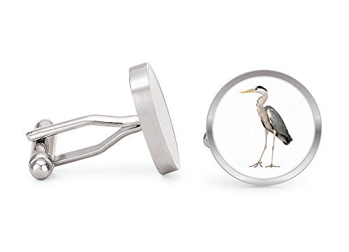 Mancuernillas Great Blue Heron miniatura 1