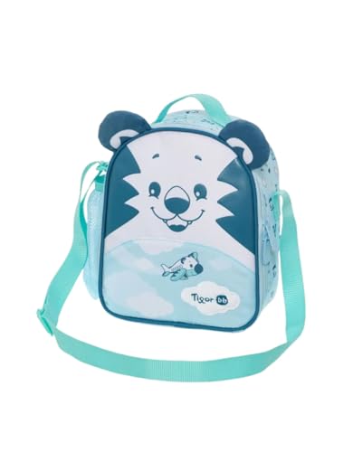 Lancheira Térmica Infantil Transversal Happy Pilot Azul - Tigor BB