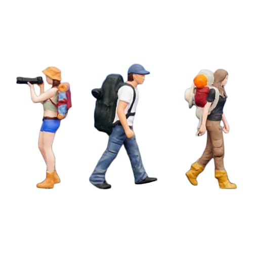 Figurines miniatures 1:64 pour animer un micro-paysage statique