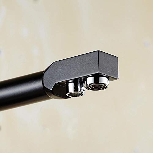 Robinet de cuisine rotation 360 avec double suspension Nero - 7
