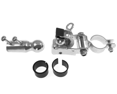 2EXTREME Premium Fahrrad-Anhängerkupplung für 25,4-31,8mm Sattelstützen, Universeller Zugmaul Adapter, Robust & Einfache Montage, Ideal für Einkauf, Camping