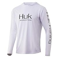 Algopix Similar Product 7 - Huk Mens Icon X Hoodie  Fishing Shirt