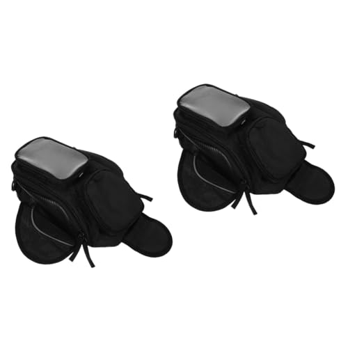 iplusmile 2piezas Bolsa De Tanque Magnética para Motocicleta Mochila Almacenamiento De Auriculares Compatible Múltiples Modelos De Moto