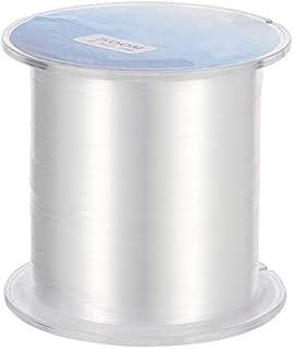 atnight Clear Fishing Line,500 Meters Strong Tension Monofilament Clear Nylon Fishing Wire,Clear Wire for Hanging Fishing Sewing Jewelry Making, about 0.26 mm in diameter,White