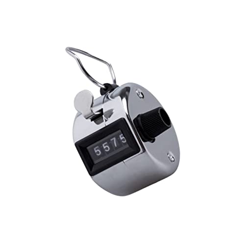 BESPORTBLE 4- Tally Counter Handheld Manual Clicker Metal Hand Clicker Counter for