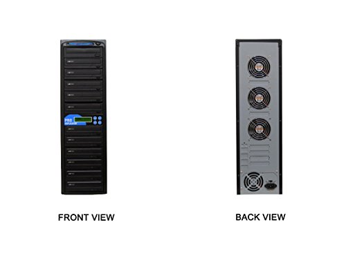 Image of Produplicator 1 to 11 M-Disc Support CD DVD Duplicator Bundle with 1 Pack M-DISC DVD (Up to 24X DVD Burn Speed, Standalone Duplication Tower)