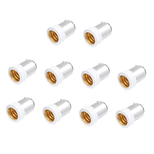 POPETPOP 10個 から変換アダプタ ライトバルブソケット変換器 取り付け簡単 対応 工場 ガレージ 店舗用灯頭コンバーター