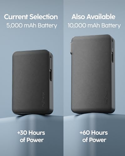 myCharge RetractaCharger 5000mAh Power Bank con cable USB-C retráctil miniatura 4