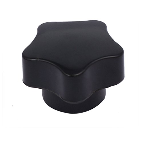 uxcell M6 Female Thread 32mm Dia Bakelite Knobs Handle Machine Tool Black