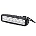 Faro da lavoro a LED,18W barra LED faro supplementari 6000K, IP67 impermeabile, per auto, moto SUV, camion, fuoristrada, trattore [Classe energetica A+] – Devcoline - AR FL 1X18
