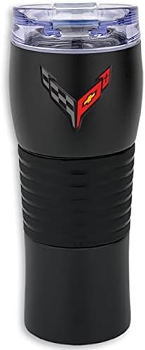 SR1 Performance C8 Corvette 20 oz Stainless Steel Tumbler - Vacuum Insulated Spill Proof Coffee Cup - Officially Licensed by GM